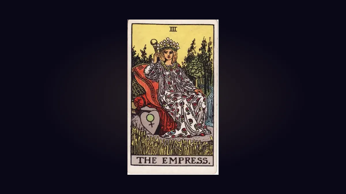 The Empress from the Rider-Waite-Smith tarot deck