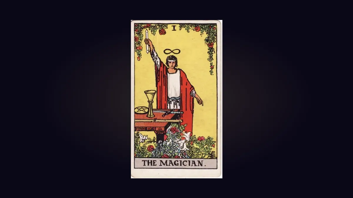 The Magician from the Rider-Waite-Smith tarot deck