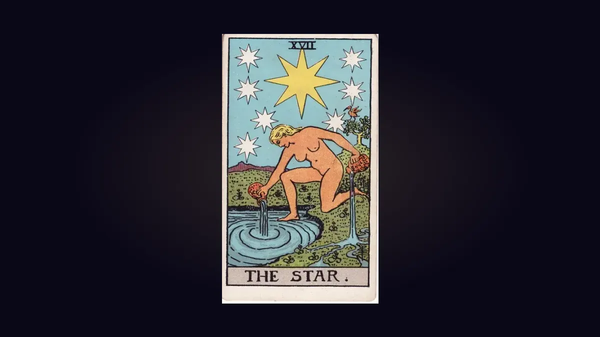 The Star from the Rider-Waite-Smith tarot deck
